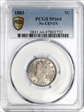 1883 5C No CENTS MS64