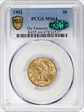 1902 $5 MS64