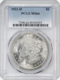1921-D $1 MS64