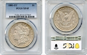 1881-CC $1 XF45