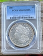 1887 $1 MS61DMPL