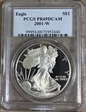 2001-W $1 Silver Eagle PR69DCAM