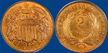 1868 2C MS66RB