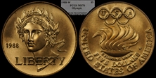 1988-W $5 Olympic MS70