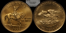 1995-W $5 Civil War MS70