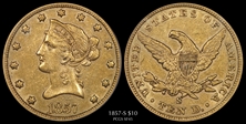 1857-S $10 XF45