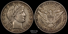 1899-S 50C XF45