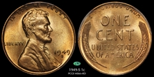 1949-S 1C MS66+ RD