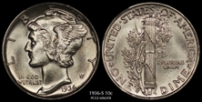 1936-S 10C MS65FB