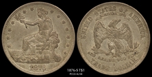 1876-S T$1 AU58