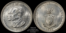1936-M Peso Murphy-Quezon MS65