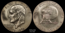 1976-S $1 Silver MS67