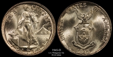 1945-D 10C MS66