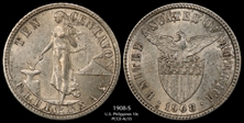 1908-S 10C AU55