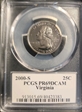 2000-S 25C Virginia PR69DCAM