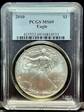 2010 $1 Silver Eagle MS69