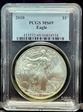 2010 $1 Silver Eagle MS69
