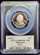 1999-S 25C Delaware Silver PR69DCAM