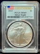 2023 $1 Silver Eagle First Strike MS69