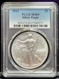 2022 $1 Silver Eagle MS69