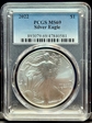2022 $1 Silver Eagle MS69