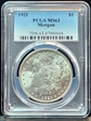1921 $1 Morgan MS63