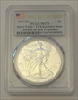 2021-(S) $1 Silver Eagle - T1 Emergency Issue Struck at San Francisco First Day of Issue MS70