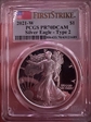 2021-W  $1 Silver Eagle - Type 2 First Strike PR70DCAM