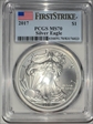 2017 $1 Silver Eagle First Strike MS70
