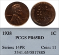 1938 1C PR65RD