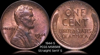 1944-S 1C MS65RB