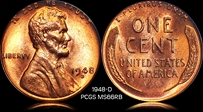 1948-D 1C MS66RB
