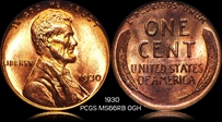 1930 1C MS66RB