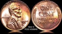 1944-D 1C MS66RB