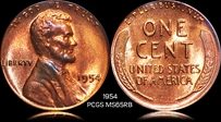 1954 1C MS65RB