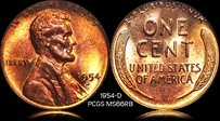 1954-D 1C MS66RB