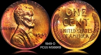 1949-D 1C MS66RB