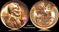 1942-S 1C MS65RB