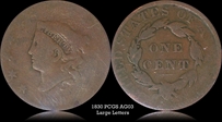 1830 1C Large Letters AG3BN