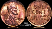 1932 1C MS65RB
