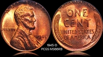 1945-D 1C MS66RB