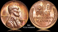 1941 1C MS66RB