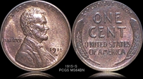 1915-S 1C MS64BN