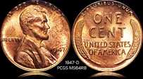 1947-D 1C MS64RB