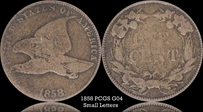1858 1C Small Letters G4