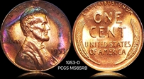 1953-D 1C MS65RB