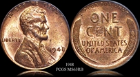 1948 1C MS63RB