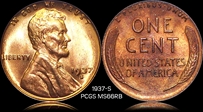 1937-S 1C MS66RB