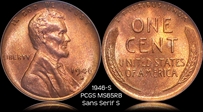1946-S 1C MS65RB