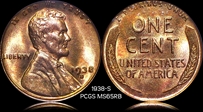 1938-S 1C MS65RB